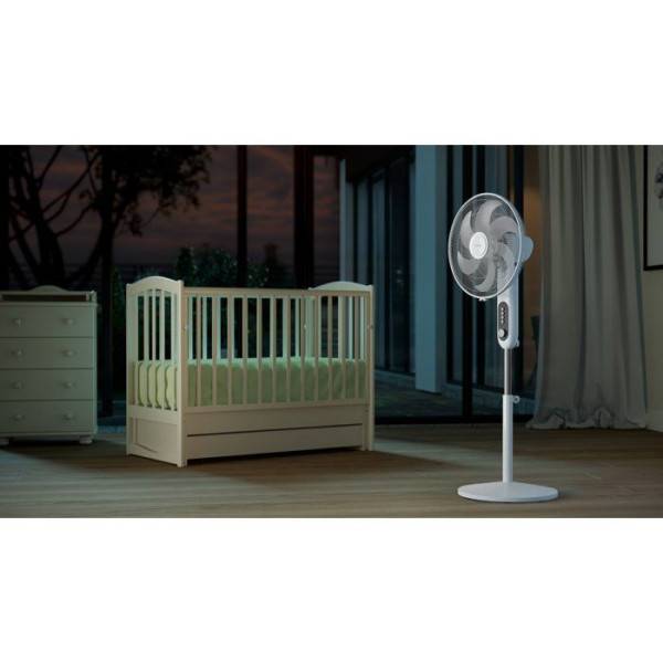 Philips - Ventilateur sur pied - PHILIPS - CX5535/00 - Série 5000 - Flux d'air de 230 m³/h - 28 db(A) - Blanc - Image 4