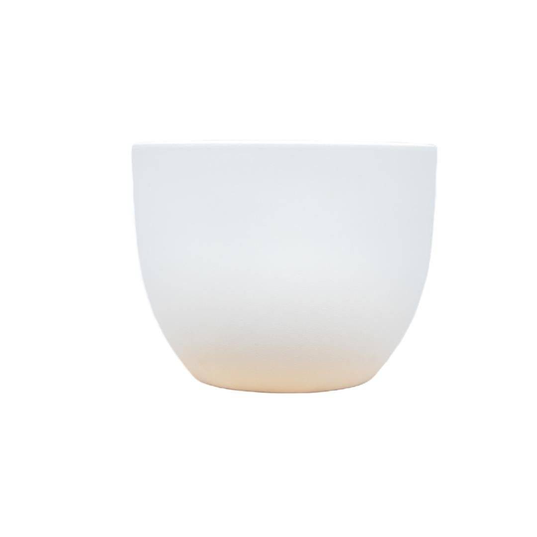 Pot Eggy Blanc 65 cm- La Green Touch - Image 1