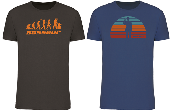 Lot de 2 t-shirt de travail BOSSEUR Evo Taupe - 12230-004