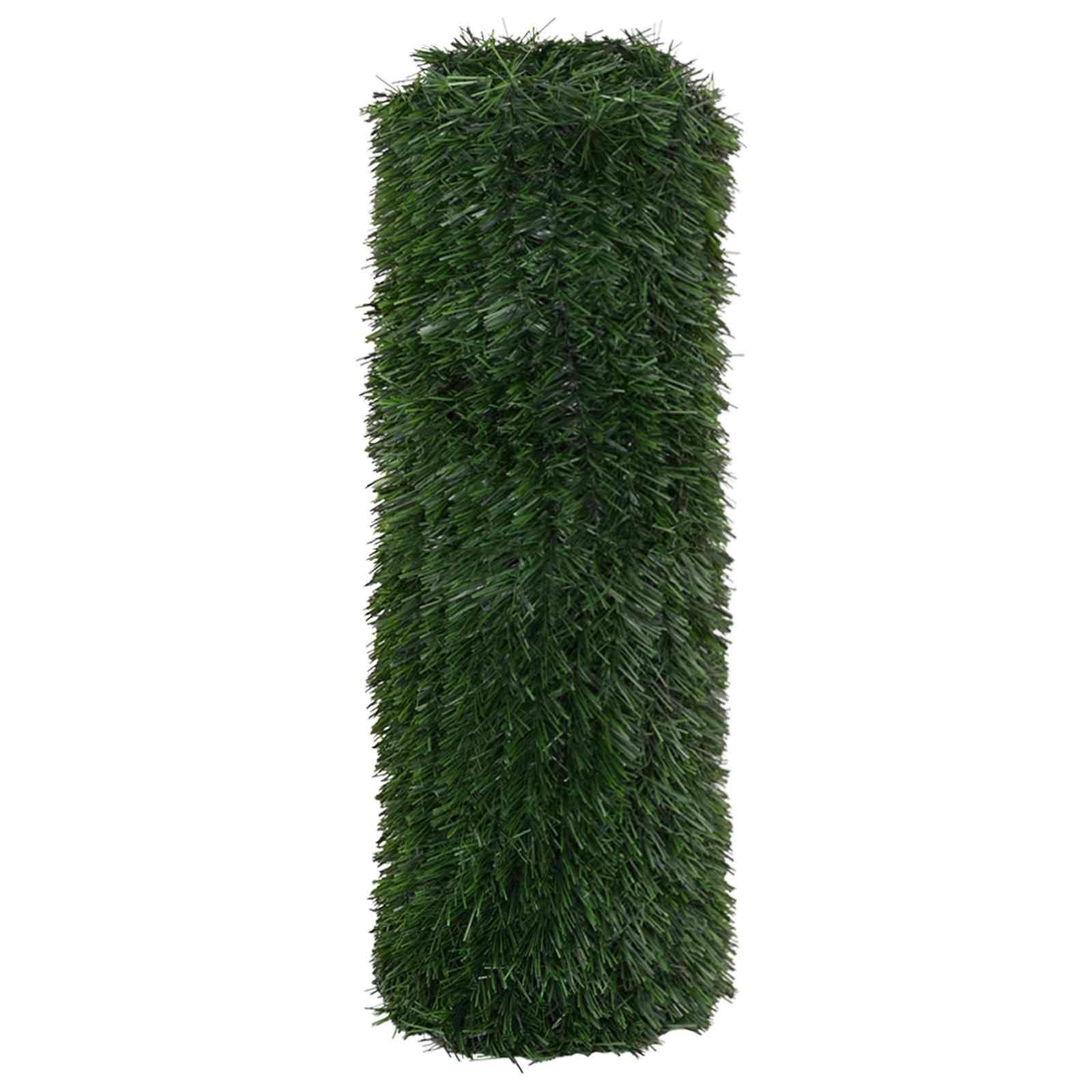 PANGIVO - Clôture artificielle PVC et acier vert foncé 300 x 100 cm - PANGIVO - Image 3