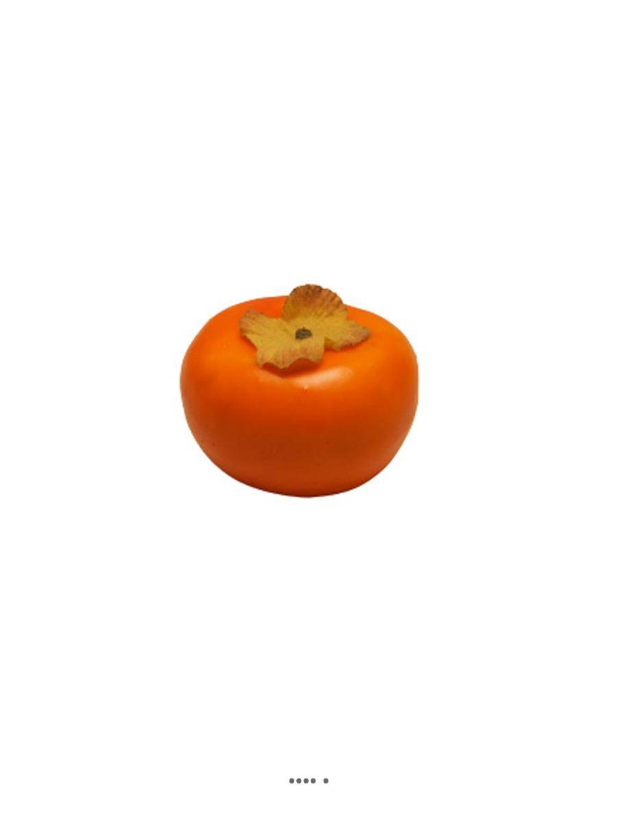 Artificielles - Kaki fruit artificiel 8 cm - Image 1