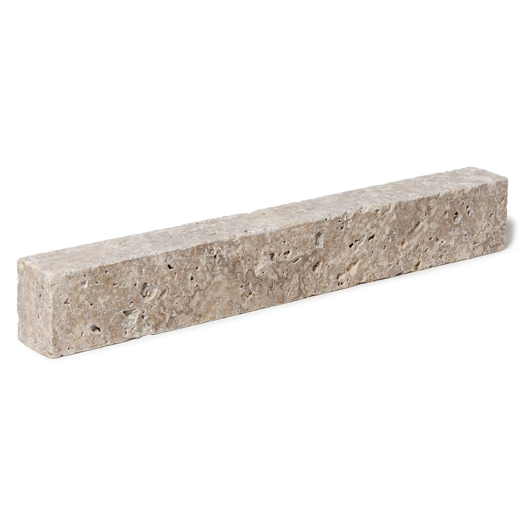 RO'MA Nature - Bordure de jardin Travertin Beige Mix 50x7x5 cm (lot de 15 bordures soit 7,5 mètres) - RO'MA NATURE - Image 2