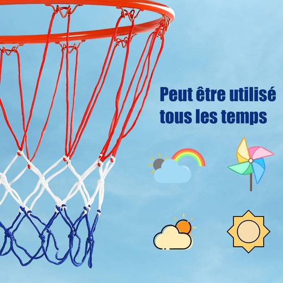 Panier de Basket Anneau Suspendu de Basket-Ball: 46 CM Convient aux Adultes et aux Enfants - Image 4