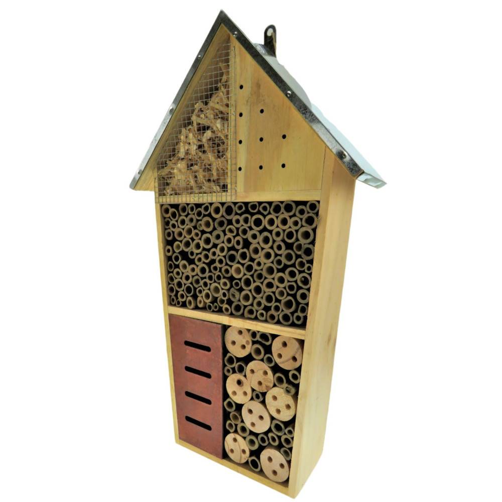 Animallparadise - animallparadise - Hôtel pour insectes XL, 29 x 9.5 x Hauteur 49 cm, insectes - Image 6