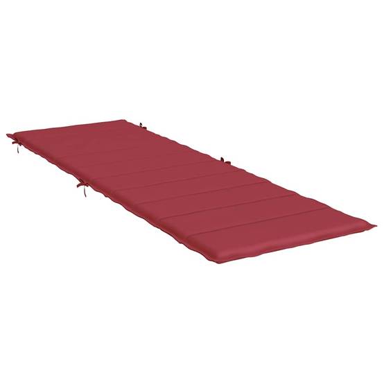 Coussin Bain de soleil | Coussin de chaise longue rouge bordeaux 186x58x4cm tissu oxford Maison Chic - Image 4