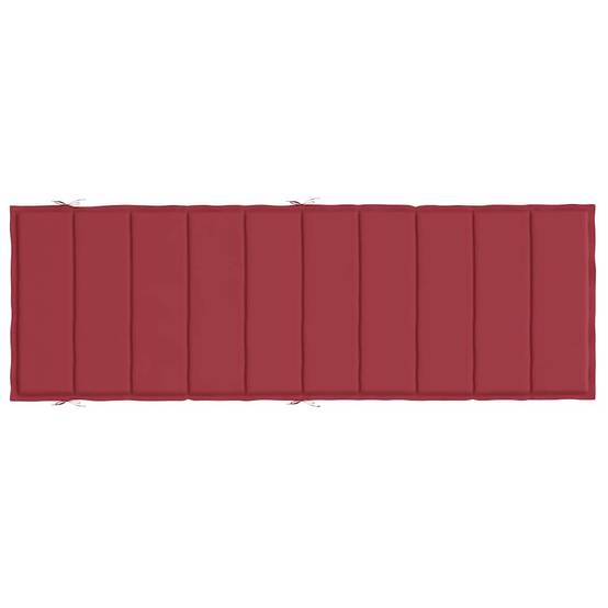 Coussin Bain de soleil | Coussin de chaise longue rouge bordeaux 186x58x4cm tissu oxford Maison Chic - Image 5