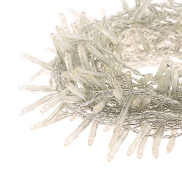 Lotti - Guirlande lumineuse 25M 360 miniLED blanc chaud 8 jeux de lumière câble transparent Lotti - Image 6