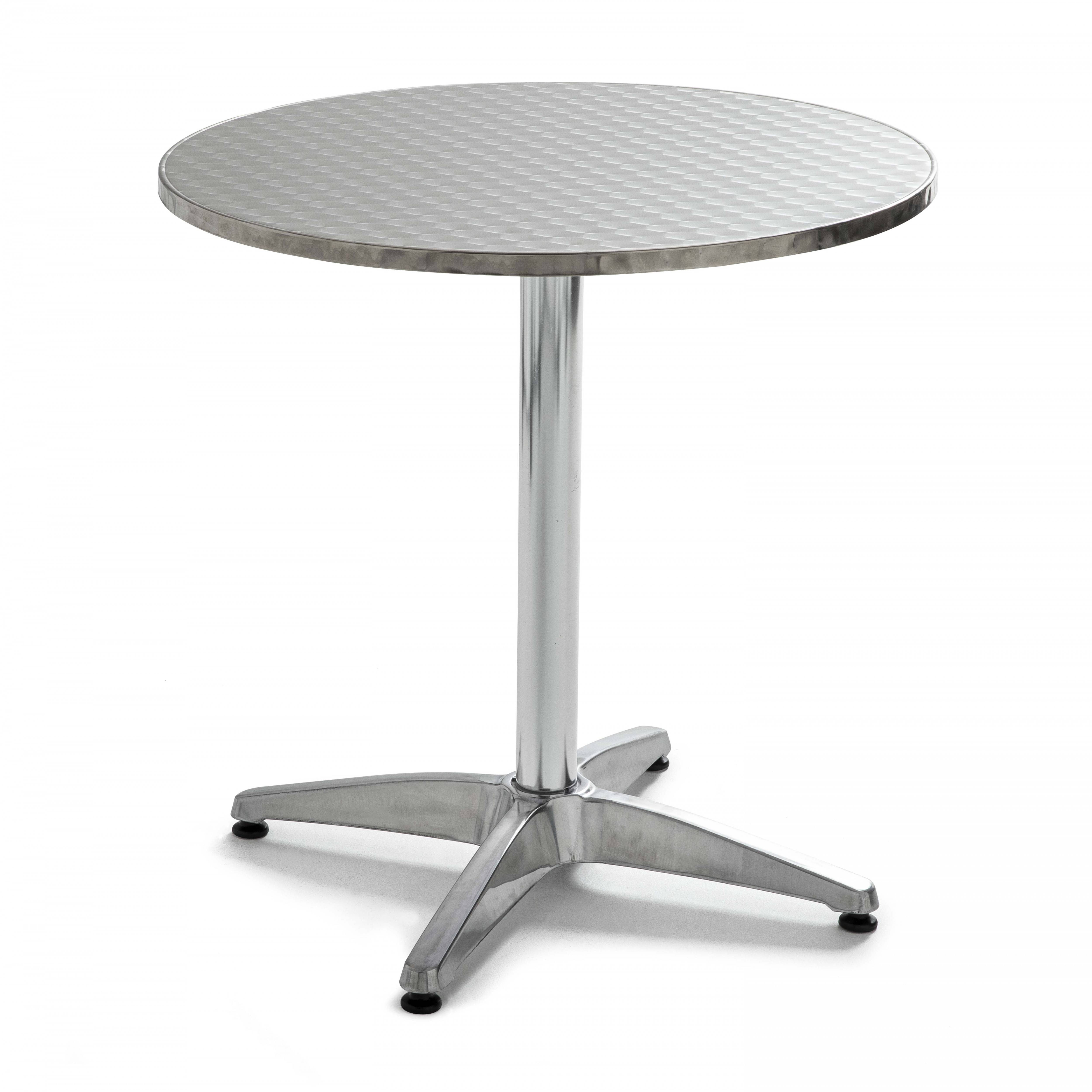 Oviala - Table de jardin ronde en aluminium 2 places Camden - Oviala - Image 2