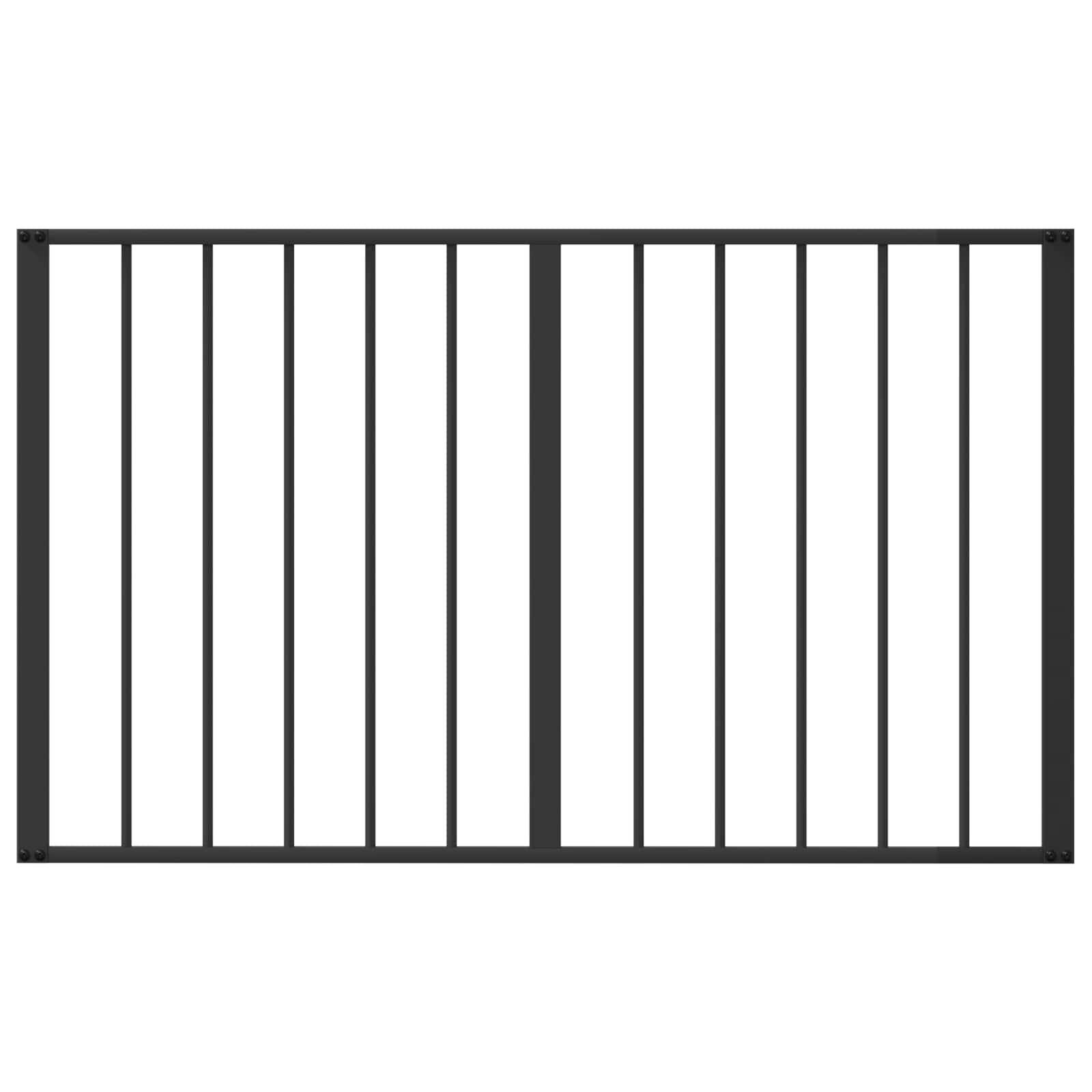 ComfortXL - Enclos pliable chien acier galvanisé intérieur protection robuste noir 200x60cm - ComfortXL Outdoor Living - Image 5