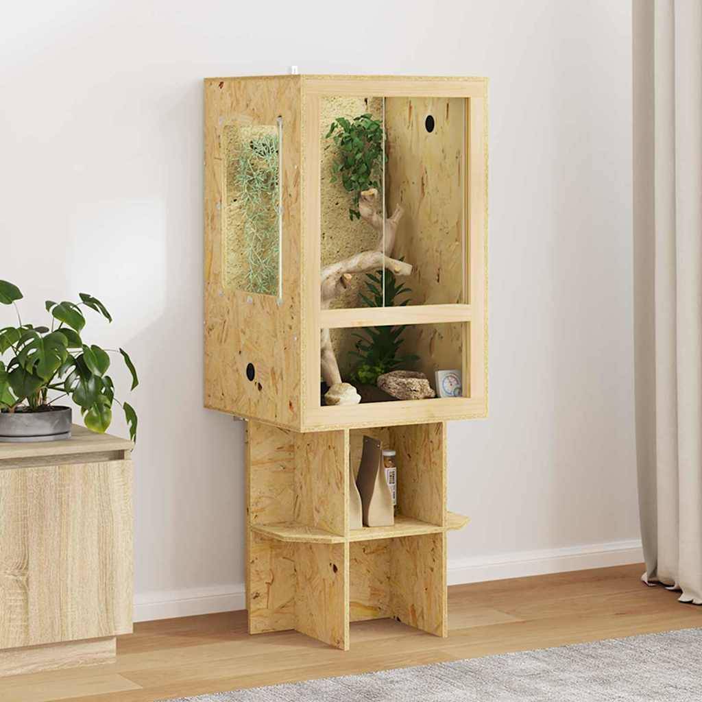 Vidaxl - Terrarium Marron 50 x 50 x 130 cm OSB vidaXL 3397890 - Image 1