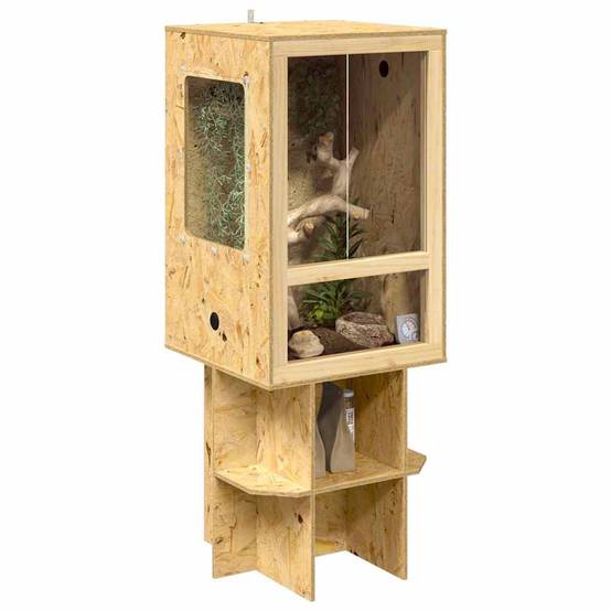 Vidaxl - Terrarium Marron 50 x 50 x 130 cm OSB vidaXL 3397890 - Image 4