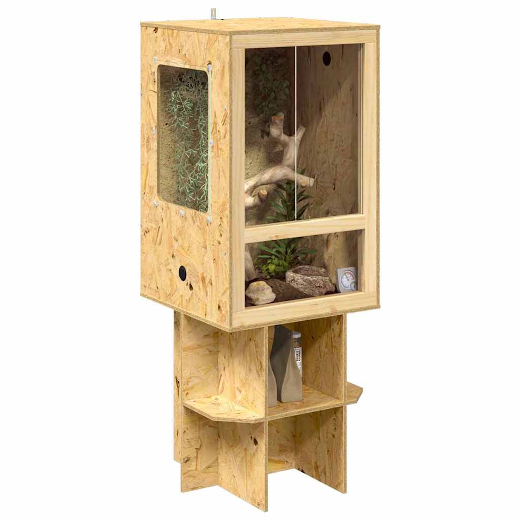 Vidaxl - Terrarium Marron 50 x 50 x 130 cm OSB vidaXL 3397890 - Image 4
