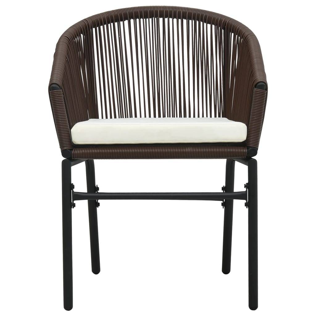 Grand Salon de Jardin 6P 200cm Rotin PVC Coussins Marron – ComfortXL Outdoor Living - Image 5