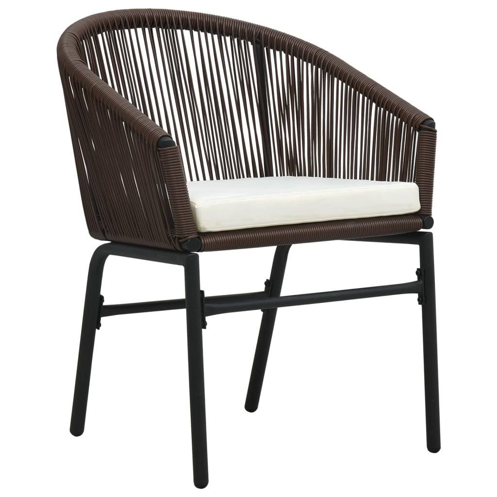 Grand Salon de Jardin 6P 200cm Rotin PVC Coussins Marron – ComfortXL Outdoor Living - Image 4