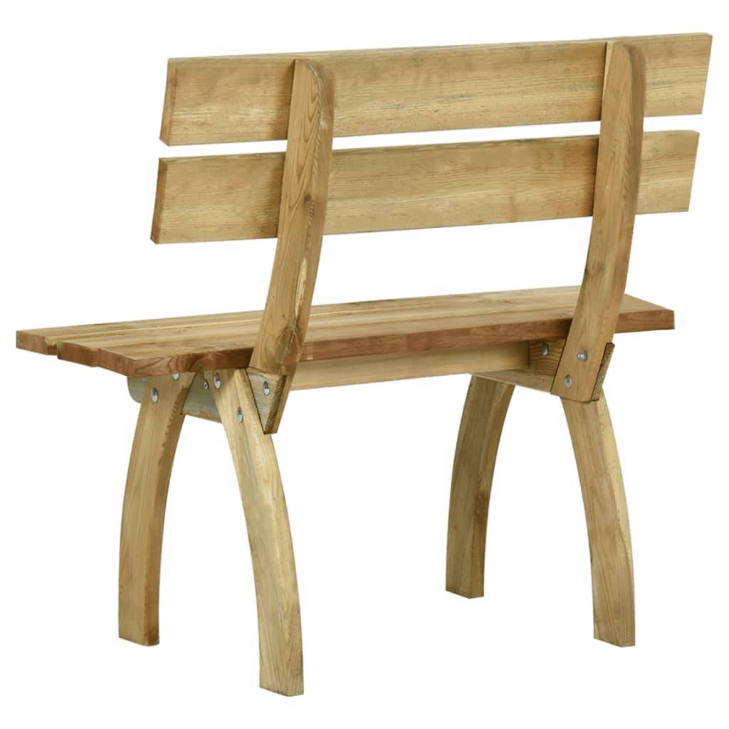 Maison Chic - Banc de jardin - Banc d'extérieur - Banquette 110 cm bois de pin imprégné - Image 4