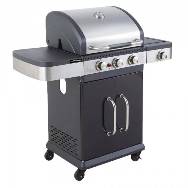 Cook in Garden - Barbecue à gaz 3 brûleurs 11,5 kW avec desserte pour 10 personnes FIDGI 3 Cook’in Garden - Image 2