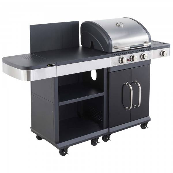 Cook in Garden - Barbecue à gaz 3 brûleurs 11,5 kW avec desserte pour 10 personnes FIDGI 3 Cook’in Garden - Image 1