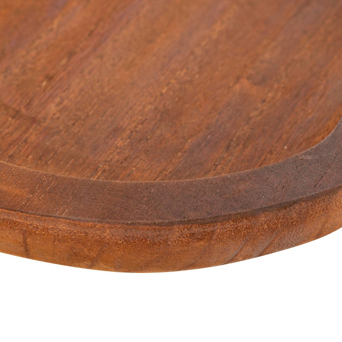 Atmosphera - Coupelle Vide-poche Pomme en Bois 20 x 22 cm - Image 2