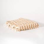 Fouta Marocaine - Blanc & Beige - Image 1