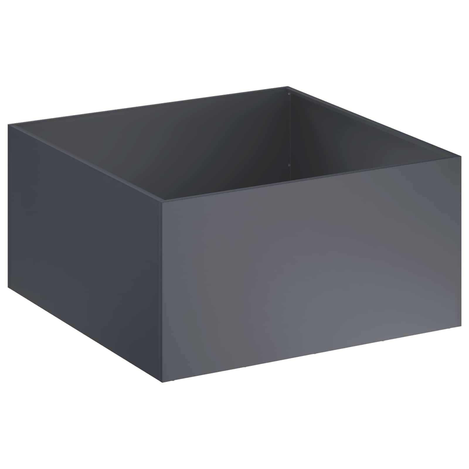 Vidaxl - Cache-pot de jardin 2 pc Anthracite 100 x 100 x 40 cm vidaXL 8005125 - Image 4