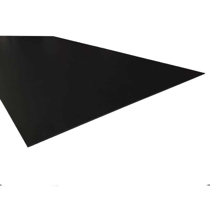 Panneau fibre composite plat et lisse (2 coloris) - Coloris - Noir, Epaisseur - 15 mm, Largeur - 61 cm, Longueur - 250 cm - Image 3