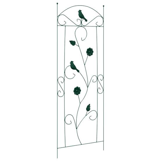 Grille de jardin Acier Vert Lot de 3 Éléments Déco pour Bordure Allée 112x40cm - ComfortXL Outdoor Living - Image 5