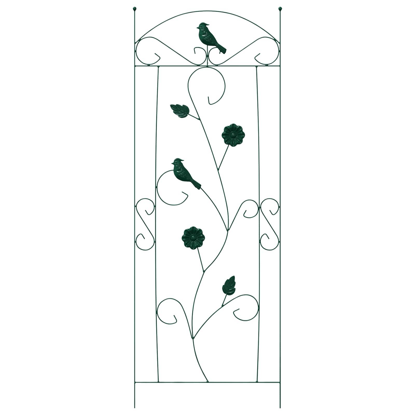 Grille de jardin Acier Vert Lot de 3 Éléments Déco pour Bordure Allée 112x40cm - ComfortXL Outdoor Living - Image 6