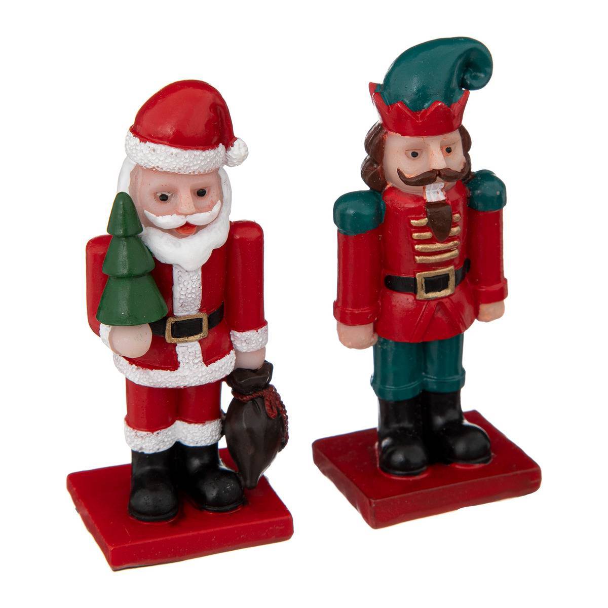 Fééric Lights & Christmas - Lot de 2 santons pour village casse noisette - Feeric Lights & Christmas