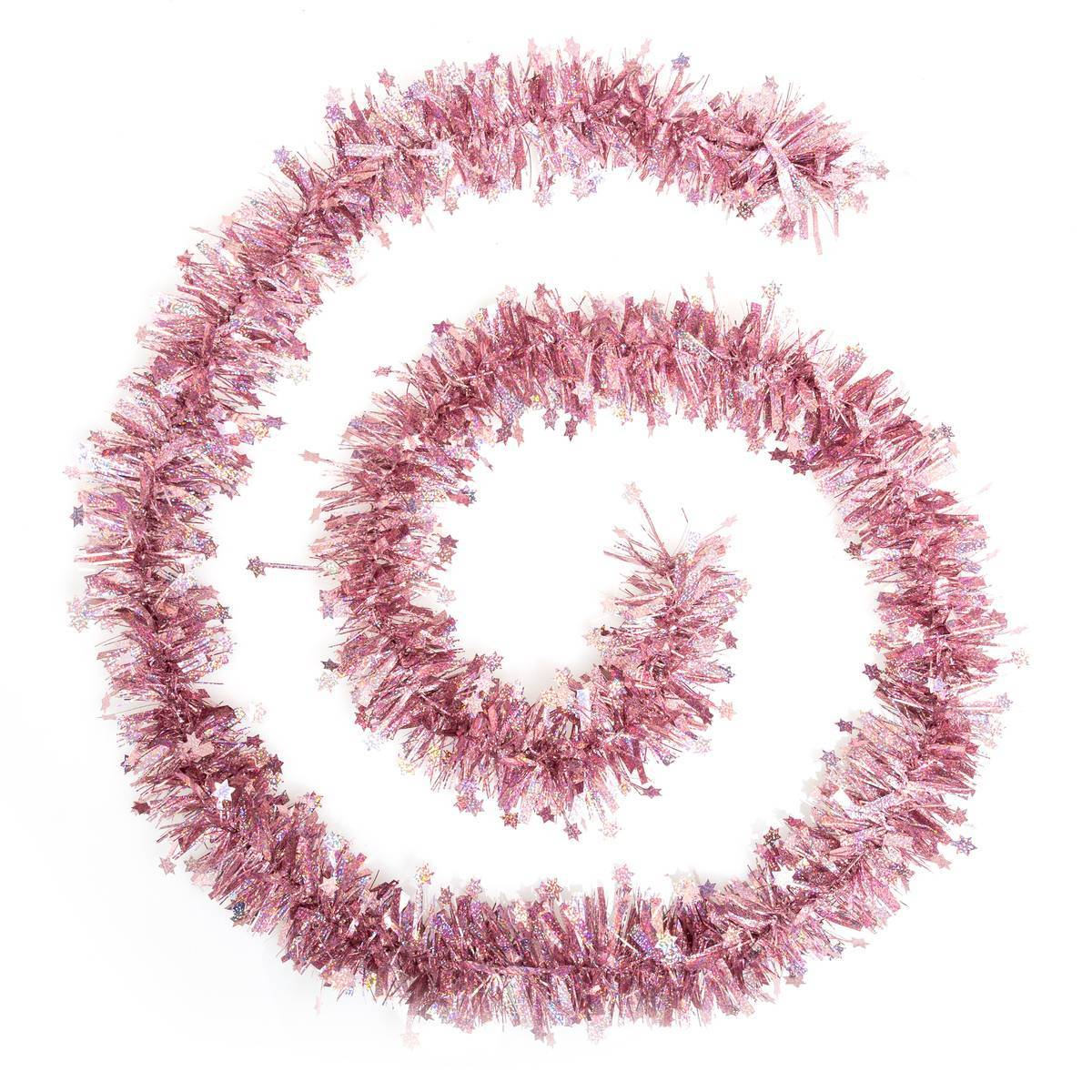 Guirlande de noël étoiles laser rose 100x6x2m ATMOSPHERA CREATEUR D'INTERIEUR