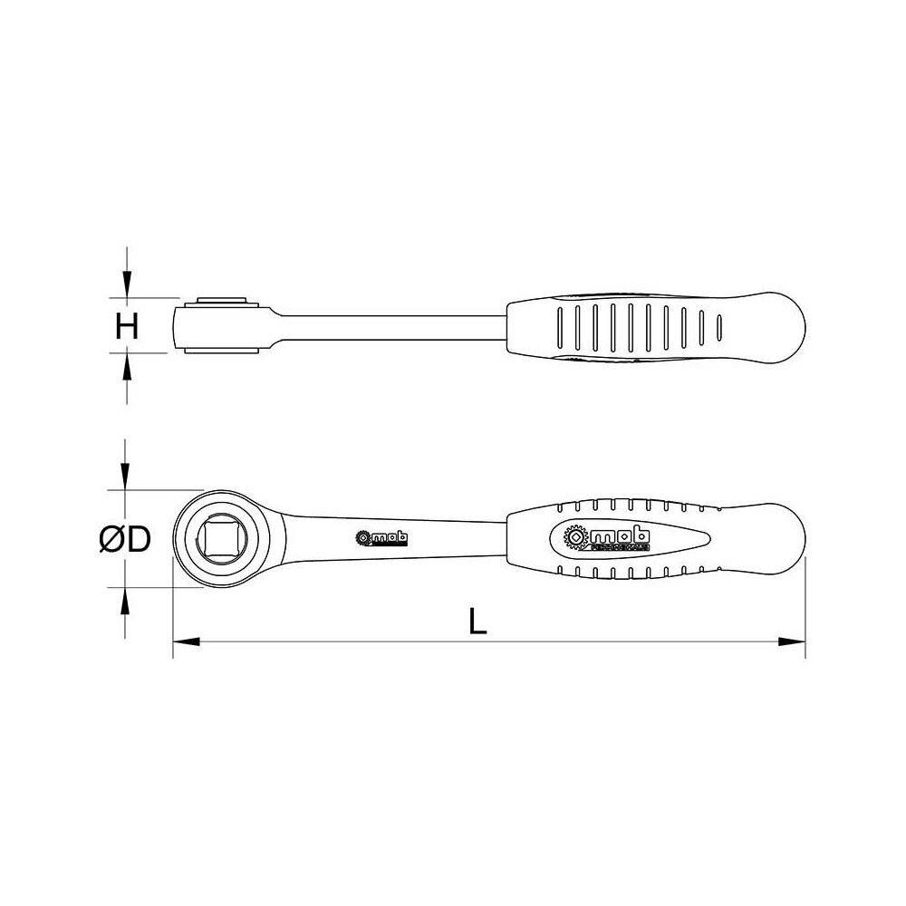 Cliquet 1/2" femelle MOB - Image 3