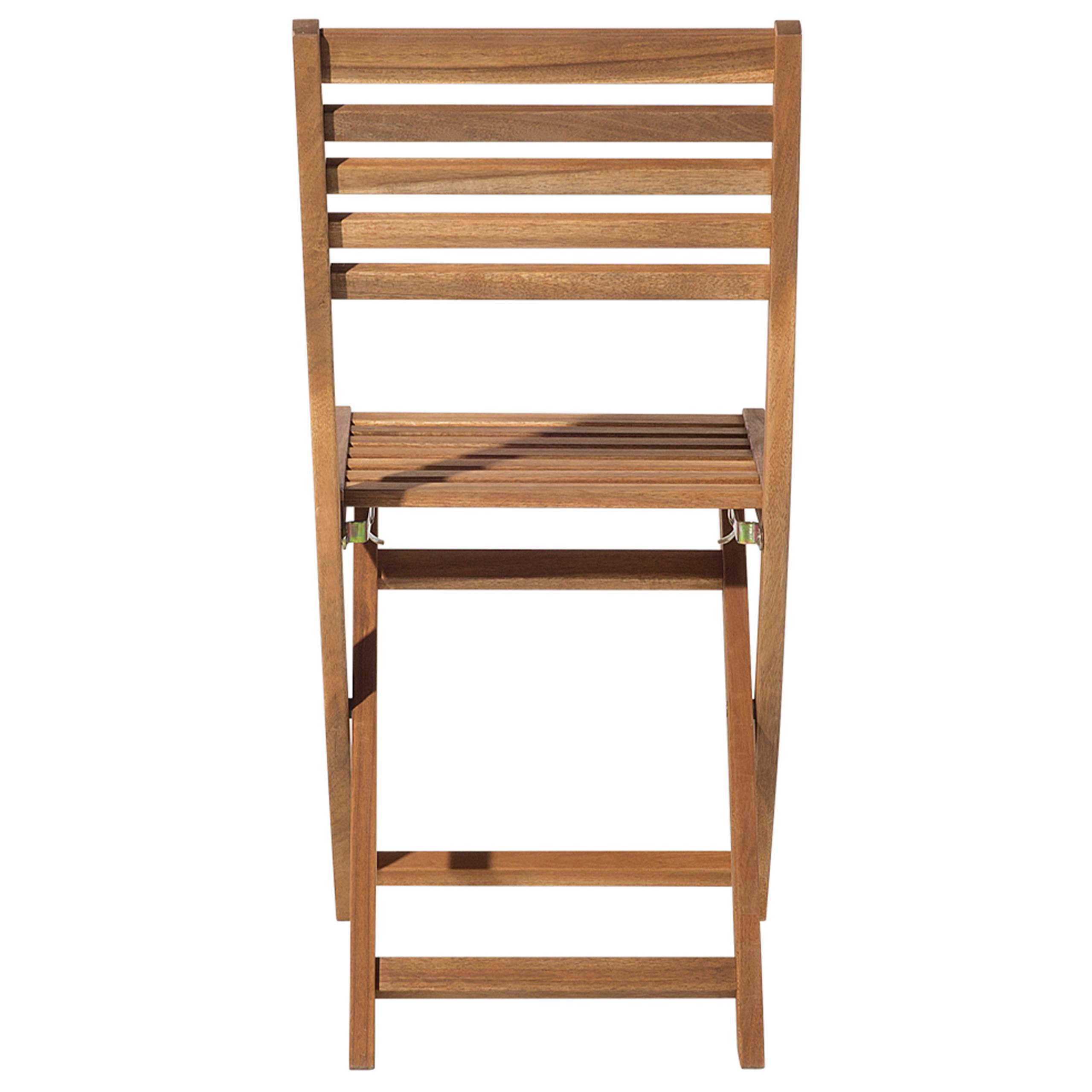 Beliani - Set de bistrot, 2 Personnes Acacia Marron clair FIJI - 60x60x75- Beliani - Image 9