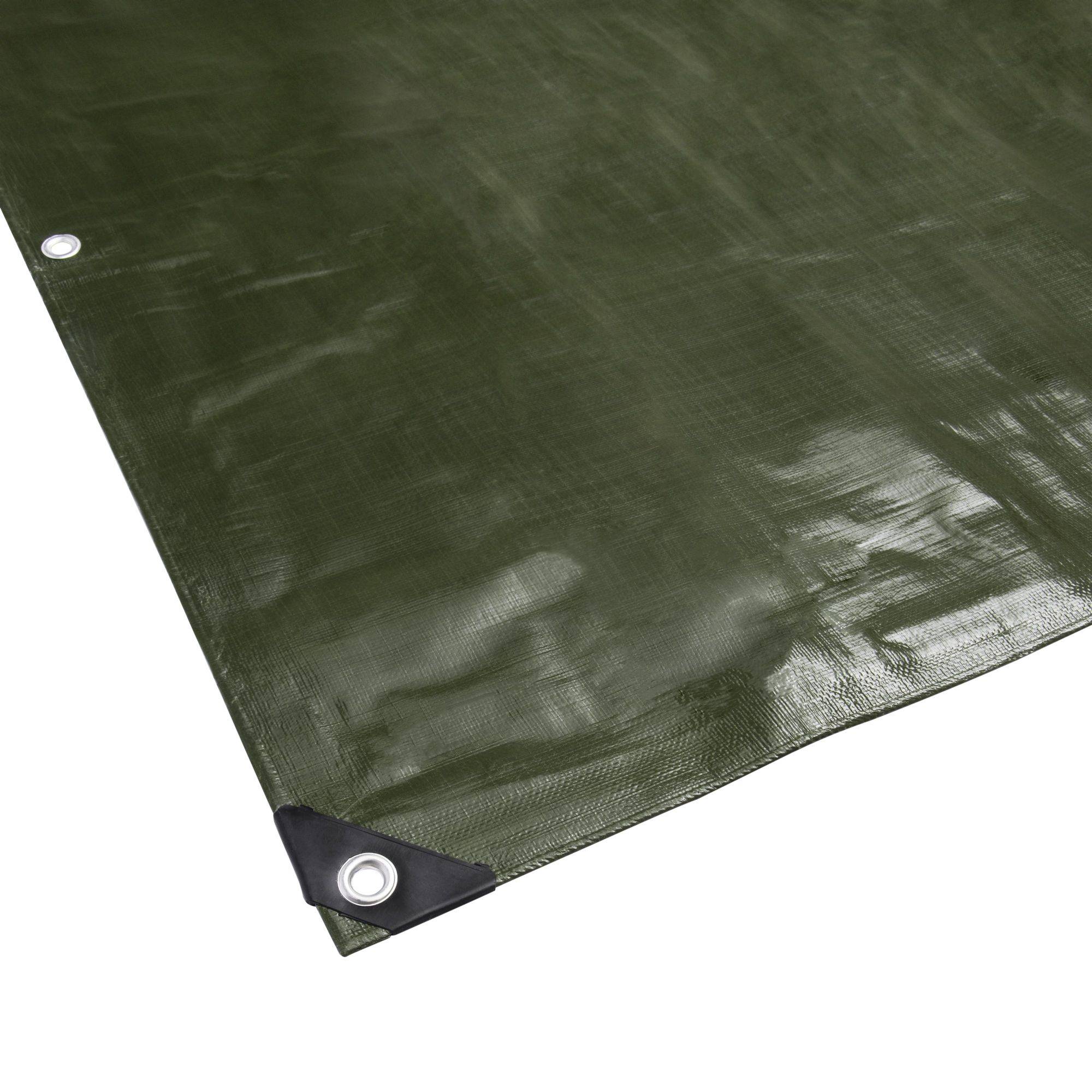 Bâche multifonctions noire et verte 240 g/m2 WERKA PRO - 1,5 x 6 m - Image 3