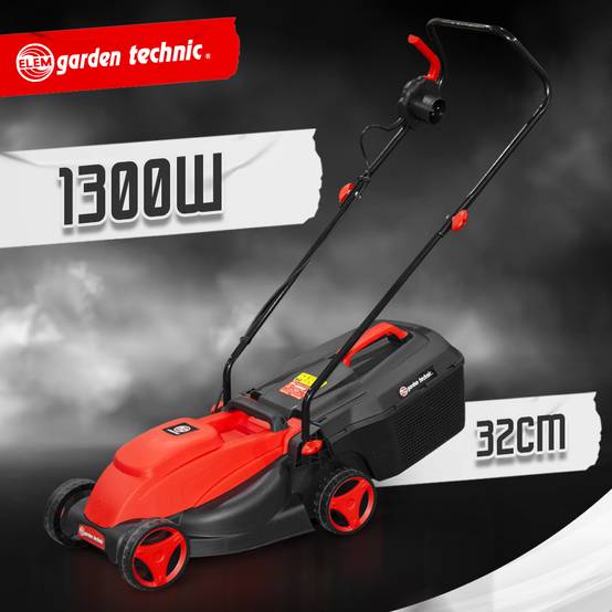 Elem Garden Technic - Tondeuse 1300W 32 cm + coupe bordures 250W 22 cm - Image 2