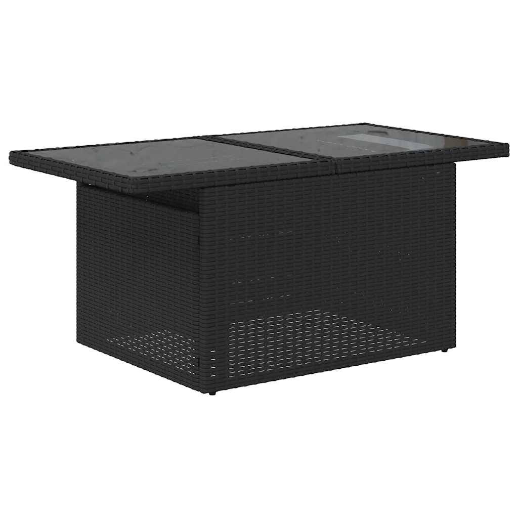 ComfortXL - Salon de jardin Noir 6 Pièces Résine Tressée Table Hauteur Réglable pour Repas Extérieur – ComfortXL Outdoor Living - Image 6