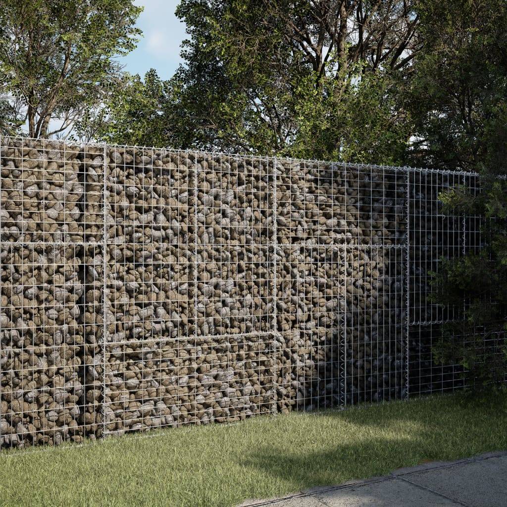 Vidaxl - Panier gabion avec couvercle 200x50x150 cm fer galvanisé vidaXL 3295155 - Image 1