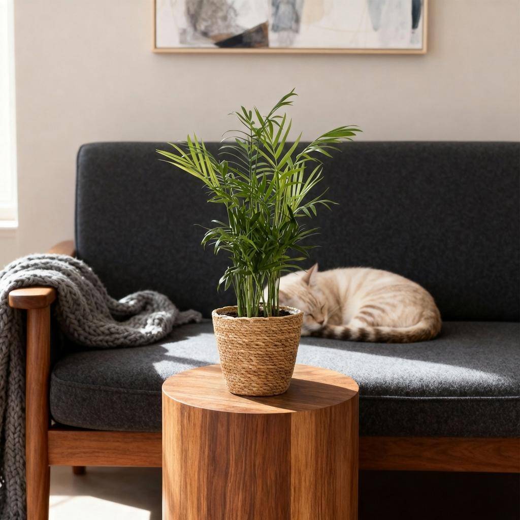 Chamaedorea elegans - Pet-friendly - Pot de 12cm - Hauteur 15cm - 1 plante - Panier - Plantes d'intérieur - Image 4