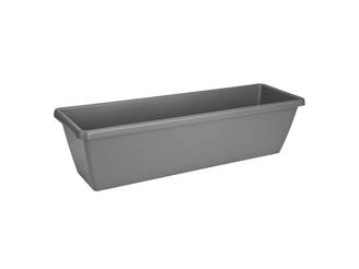 Jardinière rectangulaire Barcelona XL - 80 cm - Anthracite - Elho