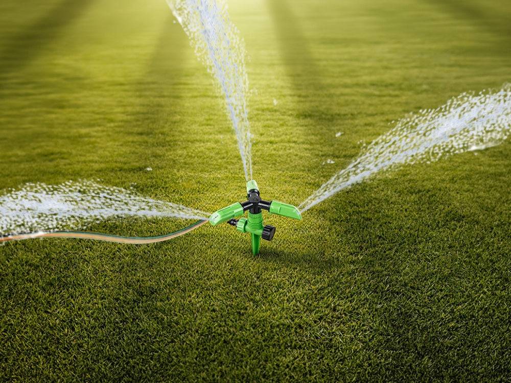 Arroseur de jardin pivotant à enfoncer, 360°, à 3 bras, pour l'arrosage DIVODV - Image 4