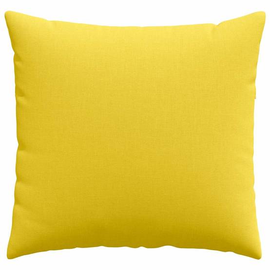 Paire de Coussins Tissu Confortable Housses Amovibles pour Salon Design Moderne Jaune Clair 50x50 cm – ComfortXL Outdoor Living - Image 6