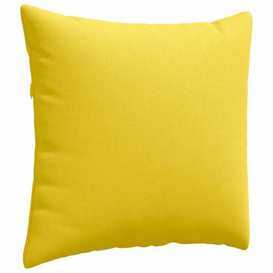 Paire de Coussins Tissu Confortable Housses Amovibles pour Salon Design Moderne Jaune Clair 50x50 cm – ComfortXL Outdoor Living - Image 5