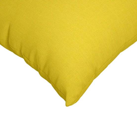 Paire de Coussins Tissu Confortable Housses Amovibles pour Salon Design Moderne Jaune Clair 50x50 cm – ComfortXL Outdoor Living - Image 7
