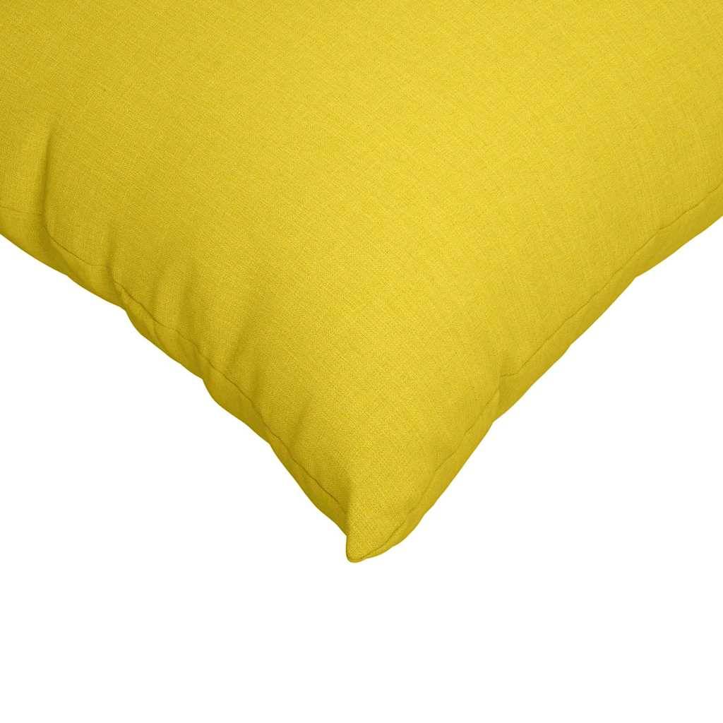 Paire de Coussins Tissu Confortable Housses Amovibles pour Salon Design Moderne Jaune Clair 50x50 cm – ComfortXL Outdoor Living - Image 7