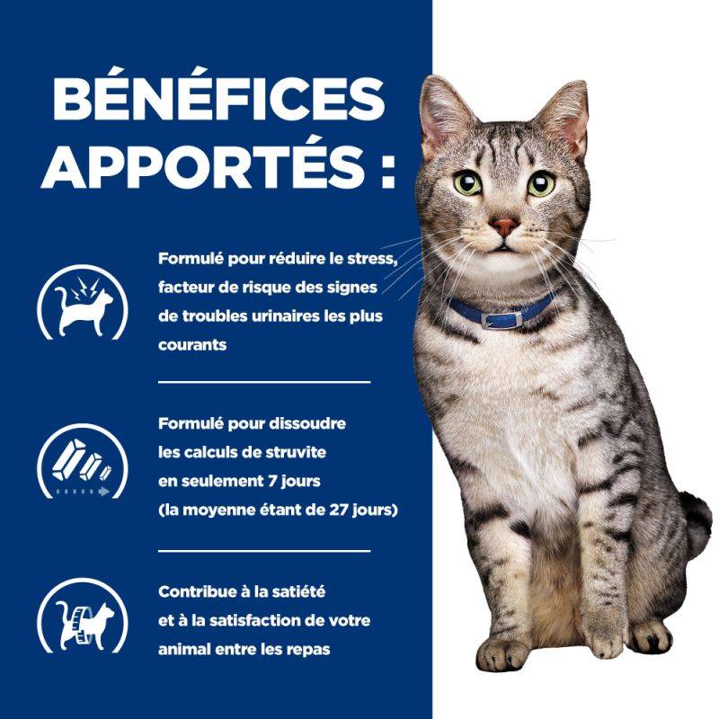 CROQUETTES CHAT ADULT PRESCRIPTION DIETS C/D URINARY STRESS + METABOLIC - HILL'S 1,5 kg - Image 4
