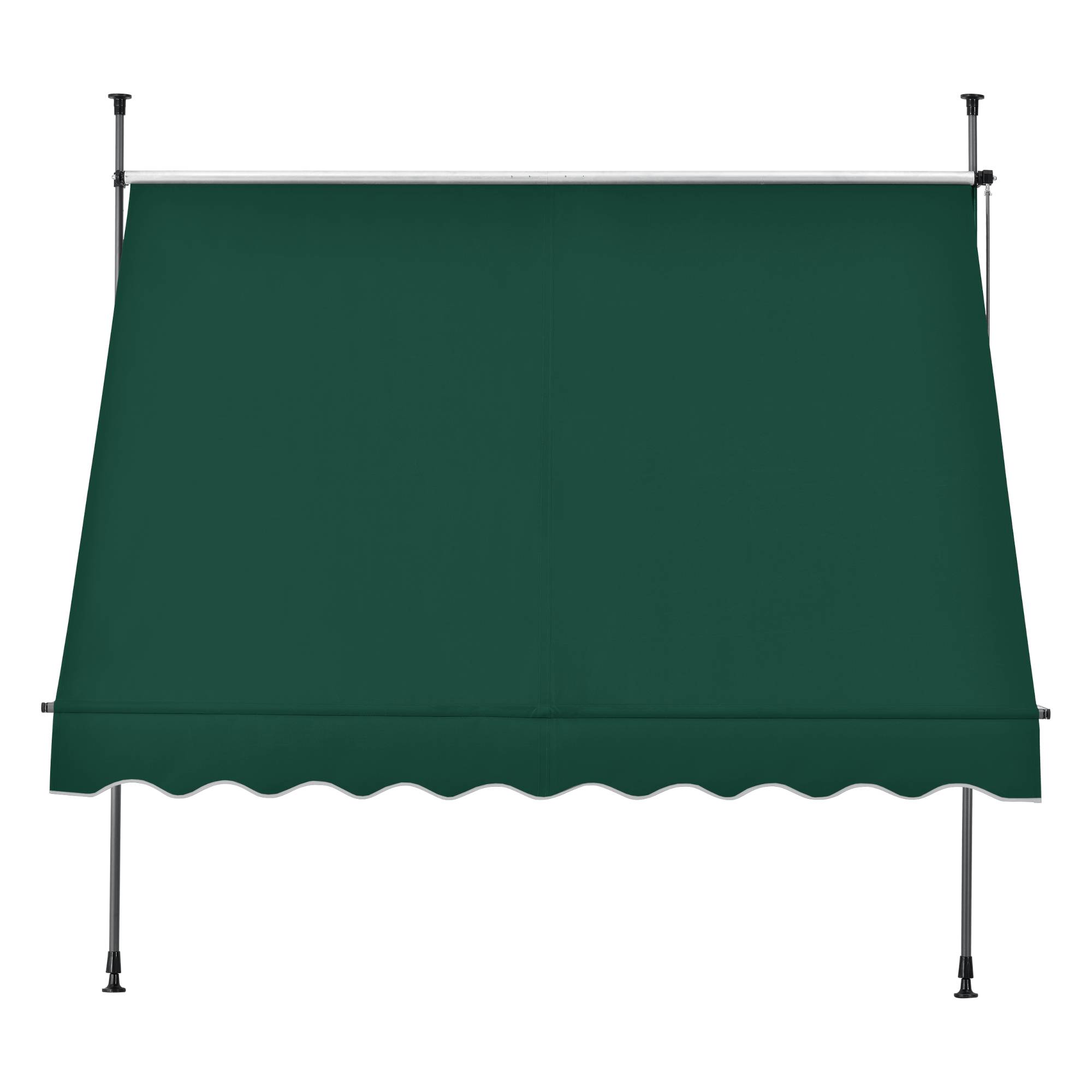 Pro.Tec - Store Banne Téléscopique Acier Polyester 350 x 120 x 220-309 cm Vert Foncé [pro.tec] - Image 4