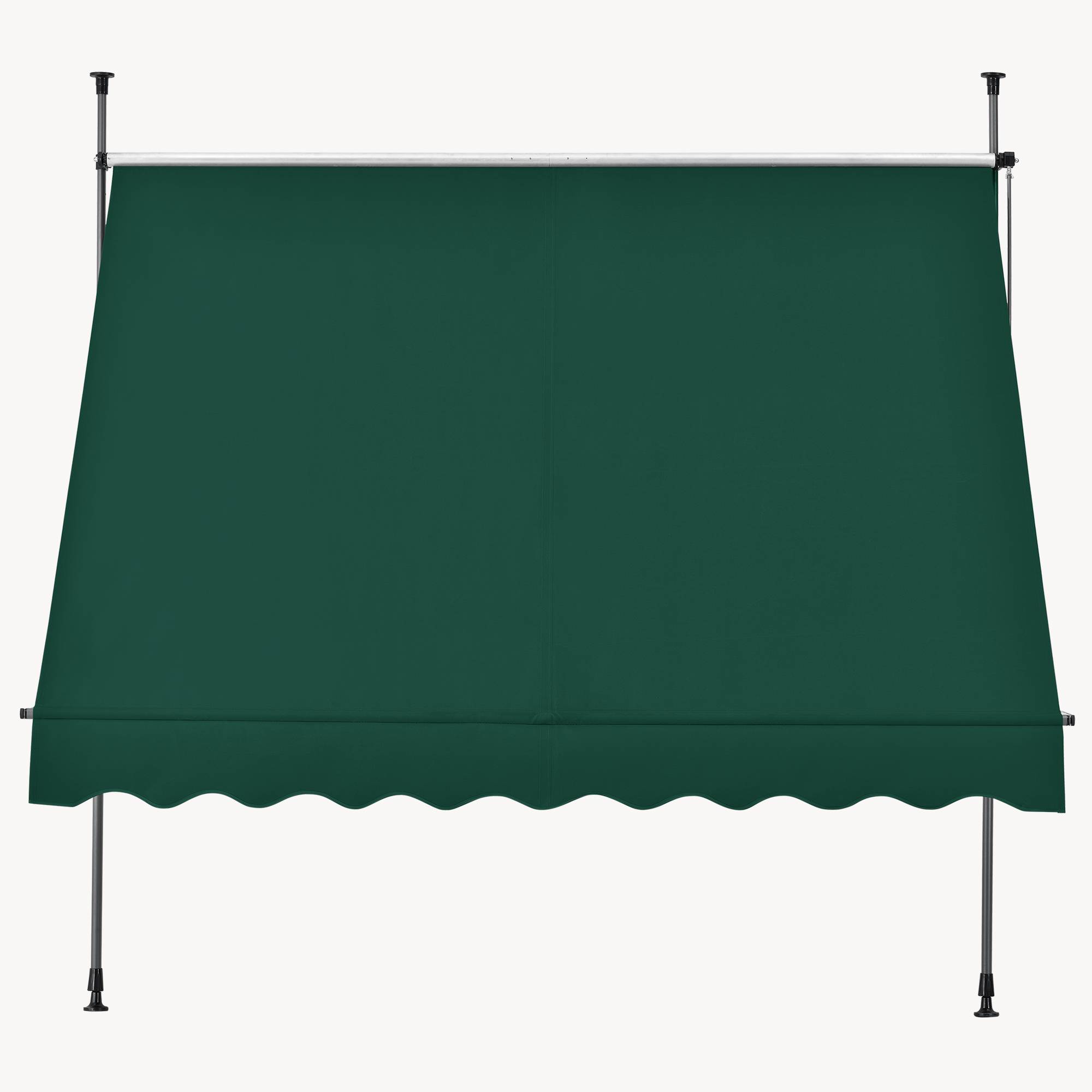 Pro.Tec - Store Banne Téléscopique Acier Polyester 350 x 120 x 220-309 cm Vert Foncé [pro.tec] - Image 8