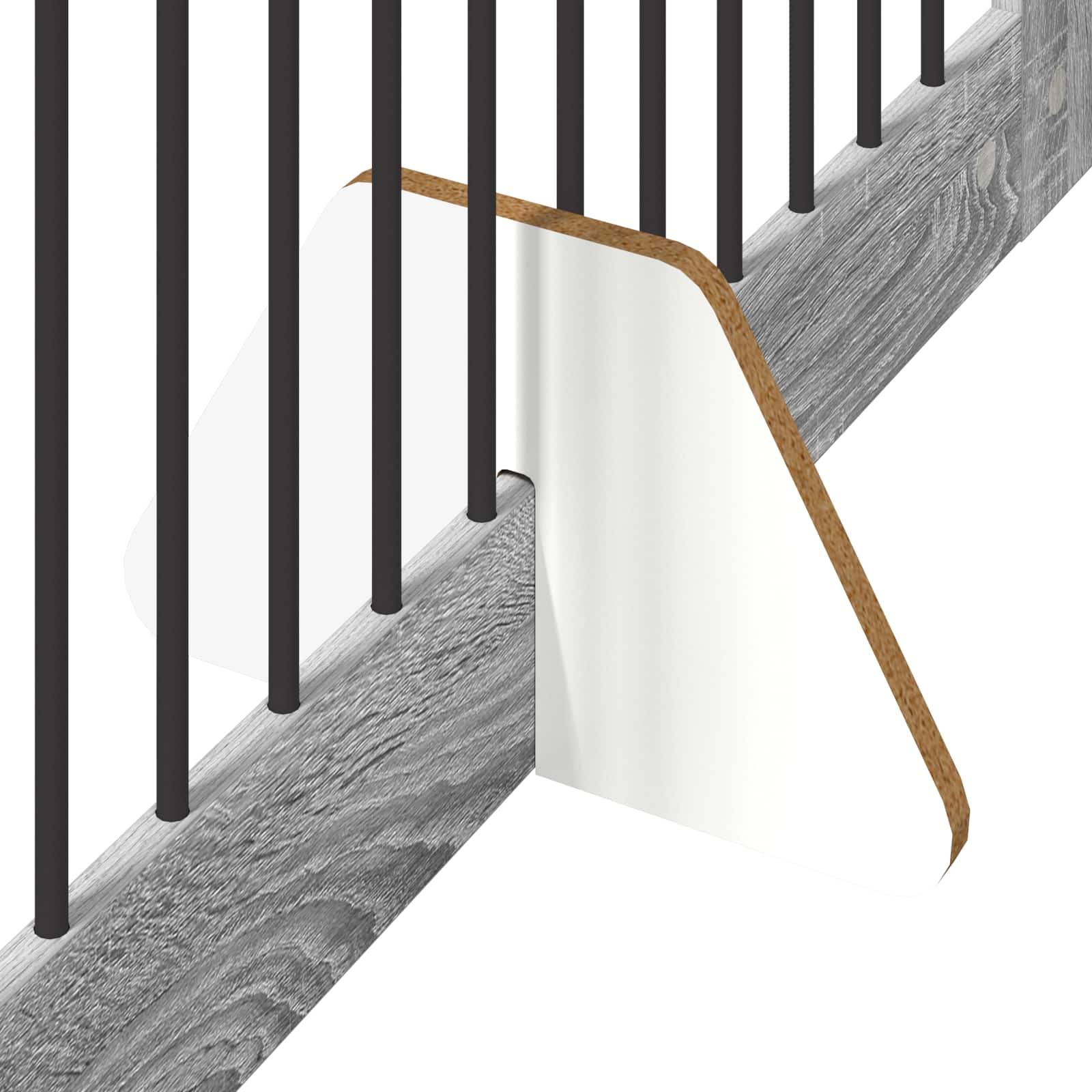 ComfortXL - Barrière de sécurité intérieure chien bois pliable 200,5cm gris sonoma - ComfortXL Outdoor Living - Image 6