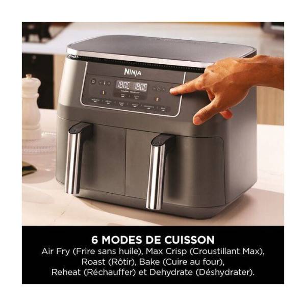 Friteuse Electrique sans huile NINJA - Foodi MAX DualZone - 7,6L - DZ300EU - Image 2