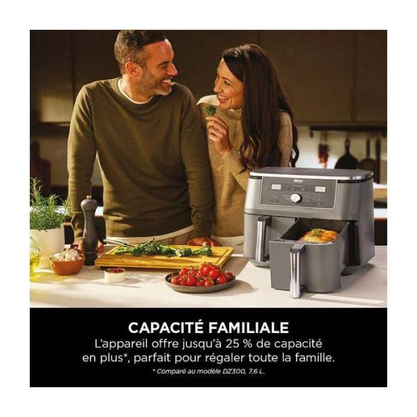 Friteuse Electrique sans huile NINJA - Foodi MAX DualZone - 7,6L - DZ300EU - Image 4