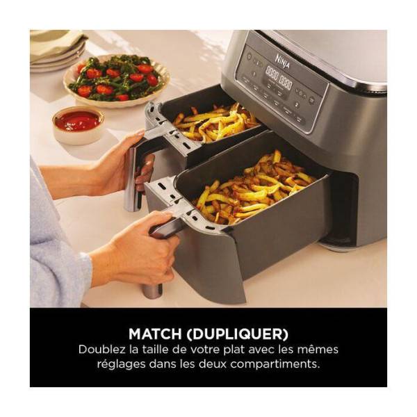 Friteuse Electrique sans huile NINJA - Foodi MAX DualZone - 7,6L - DZ300EU - Image 5