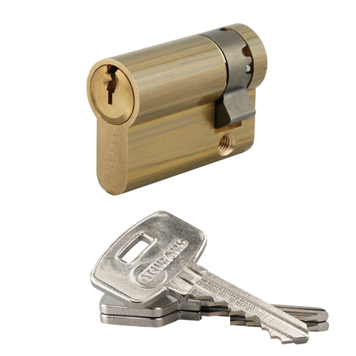 Demi-cylindre profil européen HG5 THIRARD 30x10 mm + 3 clés - 053010